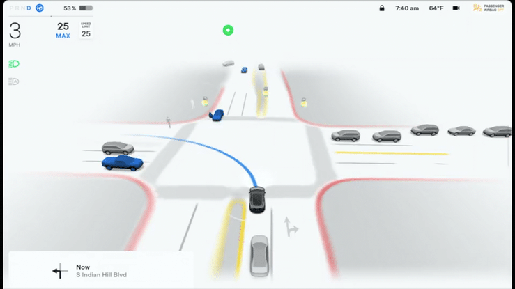 Tesla Model 3 Driving on FSD Beta