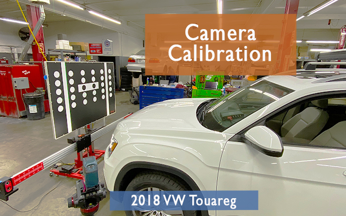 VW Touareg ADAS Camera Calibration after a wheel alignment