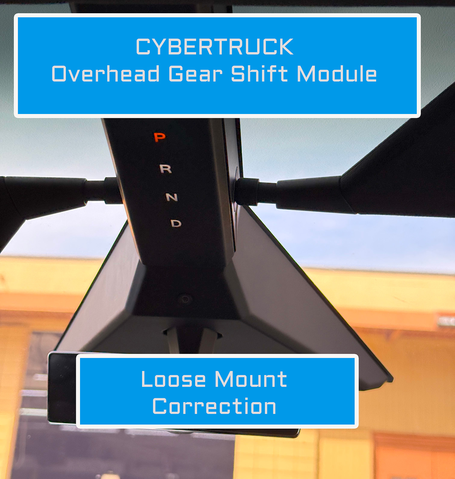 CYBERTRUCK Overhead Gear Shift Module