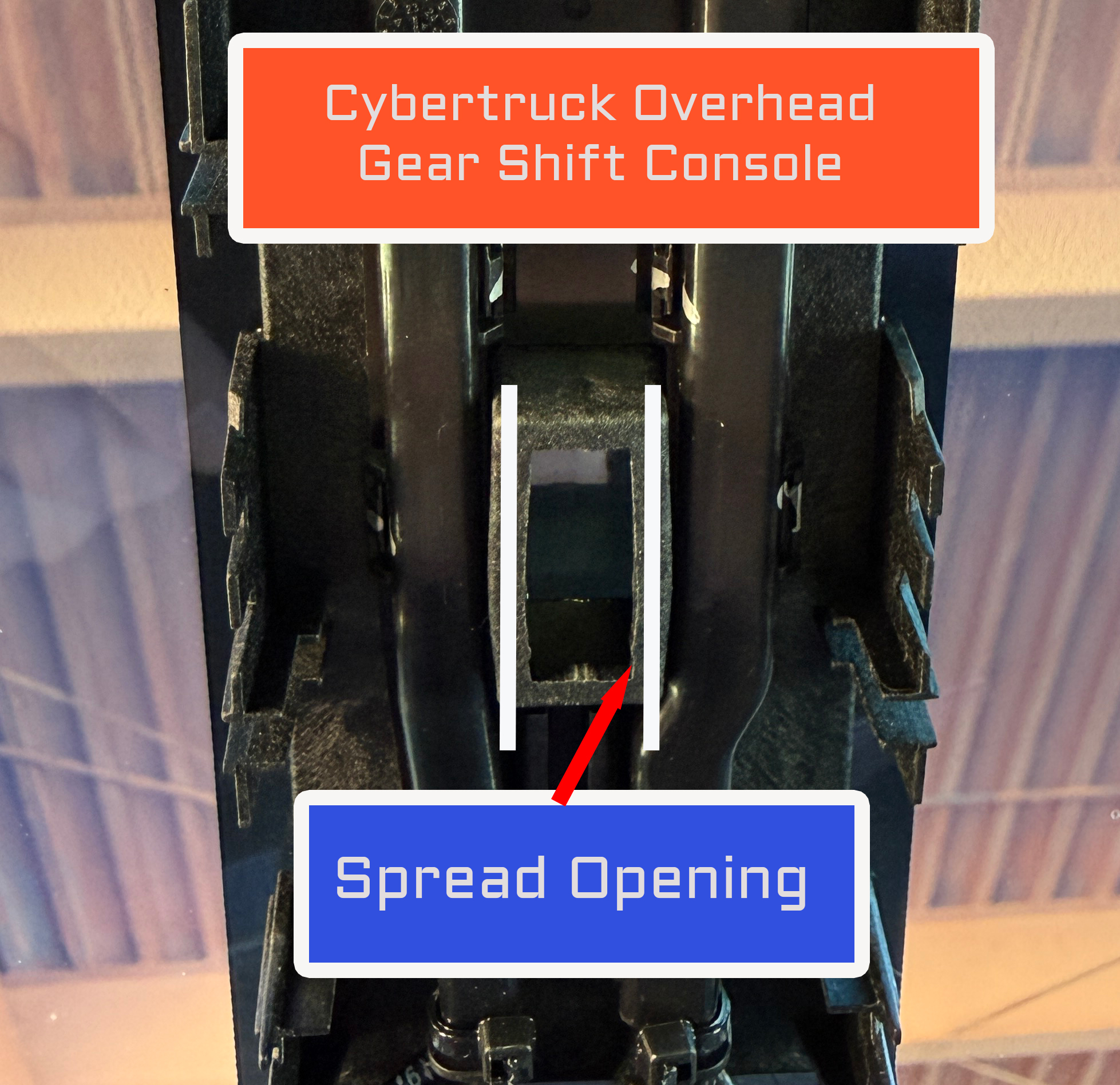 CYBERTRUCK Overhead Gear Shift Module