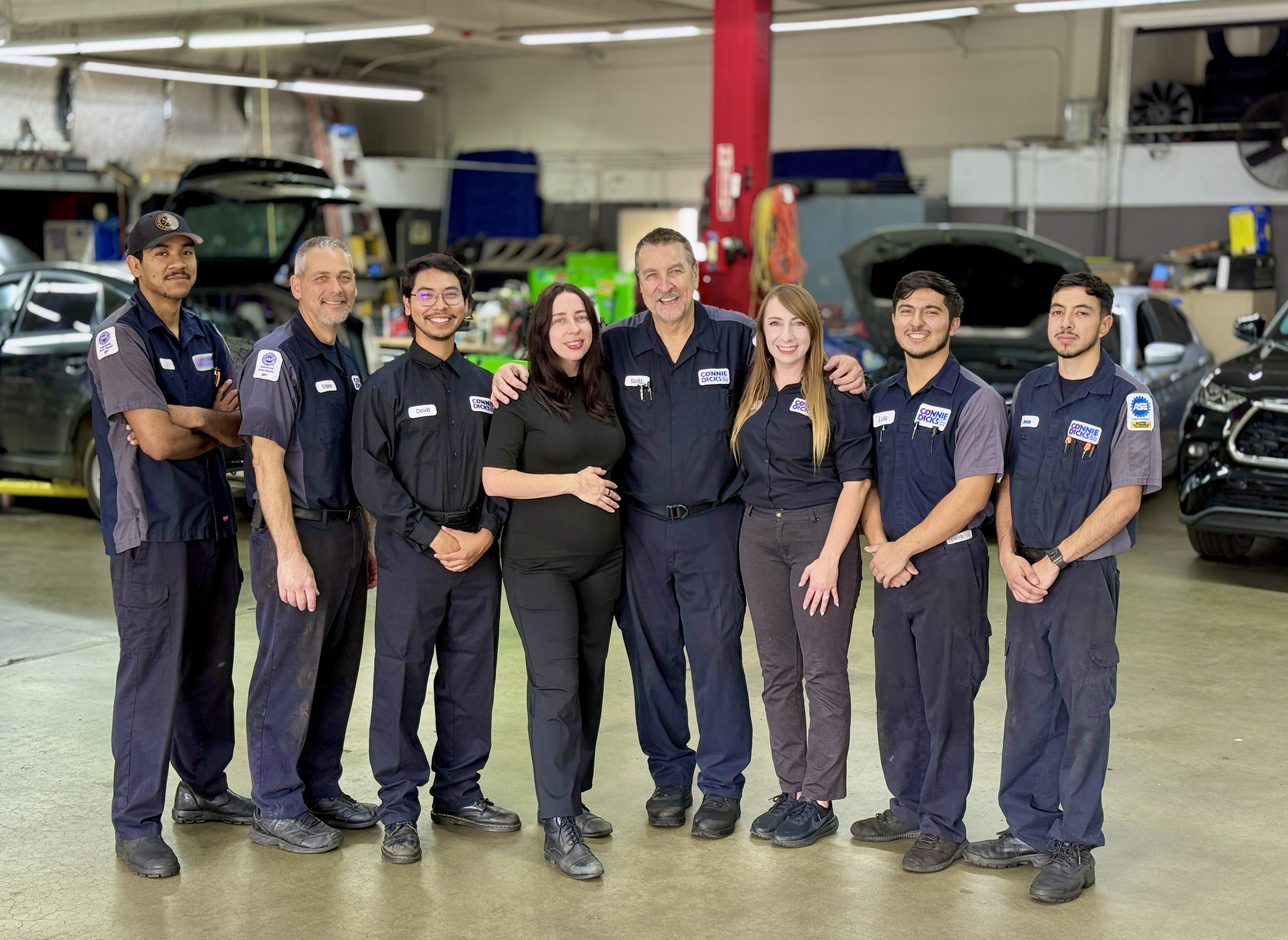 Connie & Dick's Auto Service team